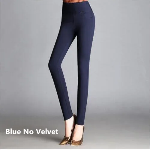 Большие размеры 6XL,, зимние женские брюки, теплые, плюс толстый бархат, облегающие, высокая талия, тянущиеся, узкие брюки, женские брюки