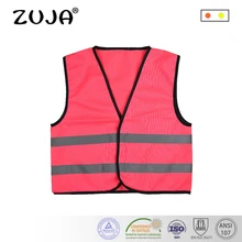 Pink Reflective Kids Safety Vest Children Protective Clothing