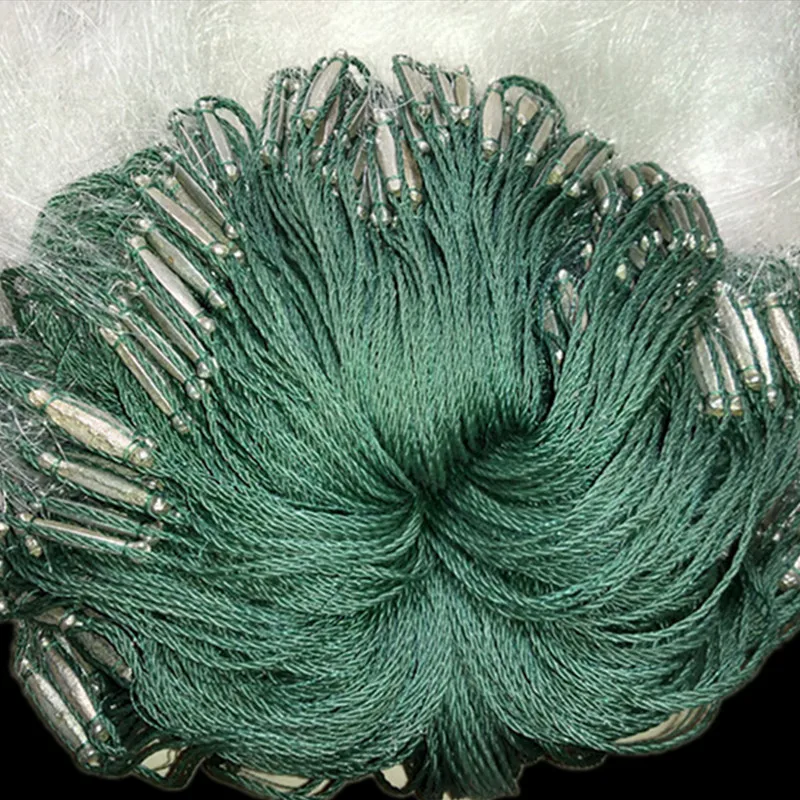 Rapids water quality drift net H2*L130M 3 layer 3cm mesh sink net fish trap sticky fishing net outdoor pesca fishing network