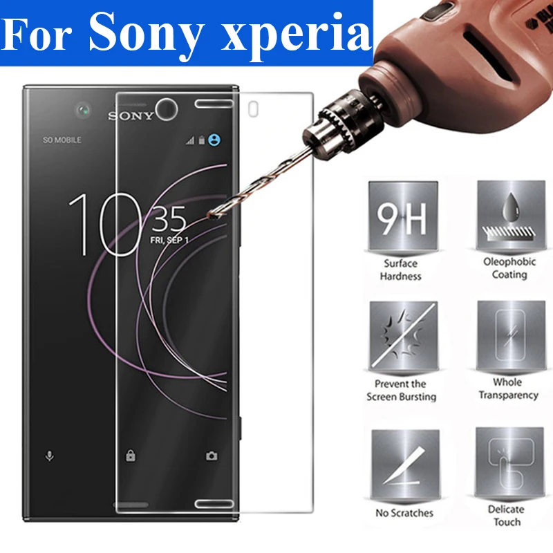 Защитное стекло для sony xperia l1 закаленное защитное экрана xz xa1 xa2 plus Ультра Защитная