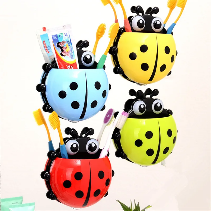 2017 Creative Bath Products Sets Cartoon Toothbrush Holder Toothpaste Suction Wall Hook | Дом и сад