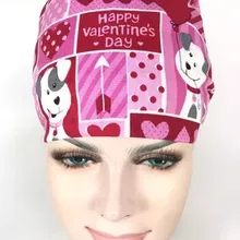 Медицинская Рабочая кепка доктора и шапка для медработника акушерка красоты Чистый хлопок печать для мужчин и женщин