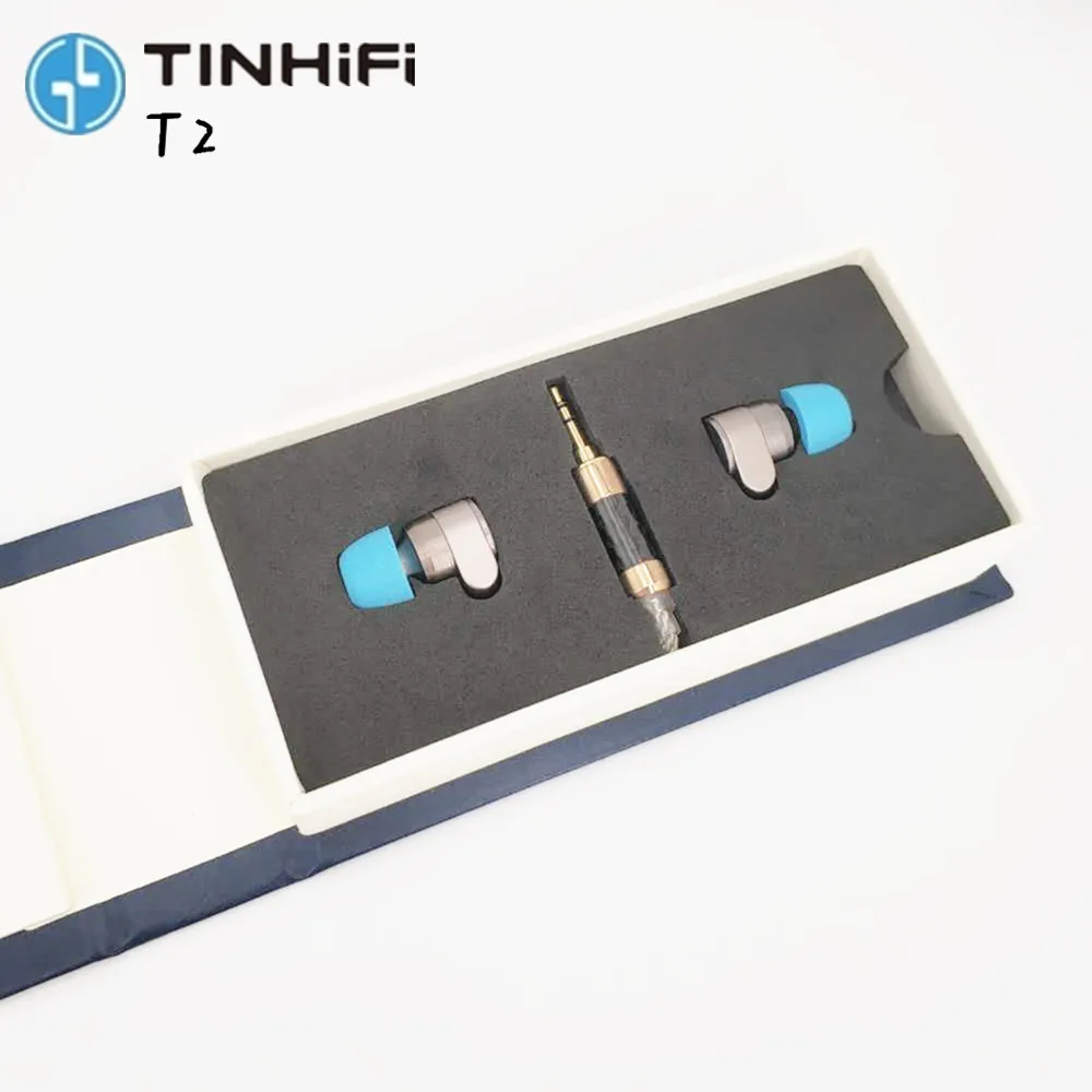 TINHIFI T2 наушники двойной динамический привод HIFI бас наушники DJ металлические 3,5 мм наушники-вкладыши с MMCX наушники оловянные T2 T3 T4