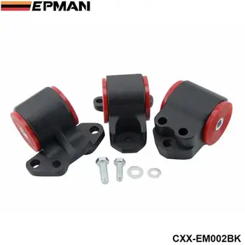 

Auminum Billet Motor Mounts Kit For Honda CIVIC 92-95 / for INTEGRA 94-01 3-BOLT CXX-EM002BK