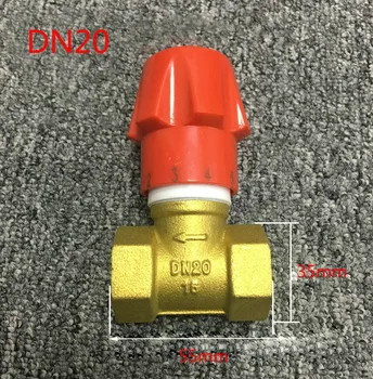 

DN20 to DN50 Female Thread Flow control valve Brass Regulating Valve Flow Adjustable valve for air water