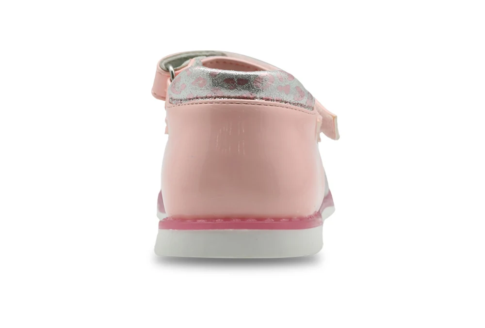 Apakowa/летние сандалии для девочек с супинатором; детская обувь с подкладкой из натуральной кожи для девочек; детские Нескользящие сандалии для малышей