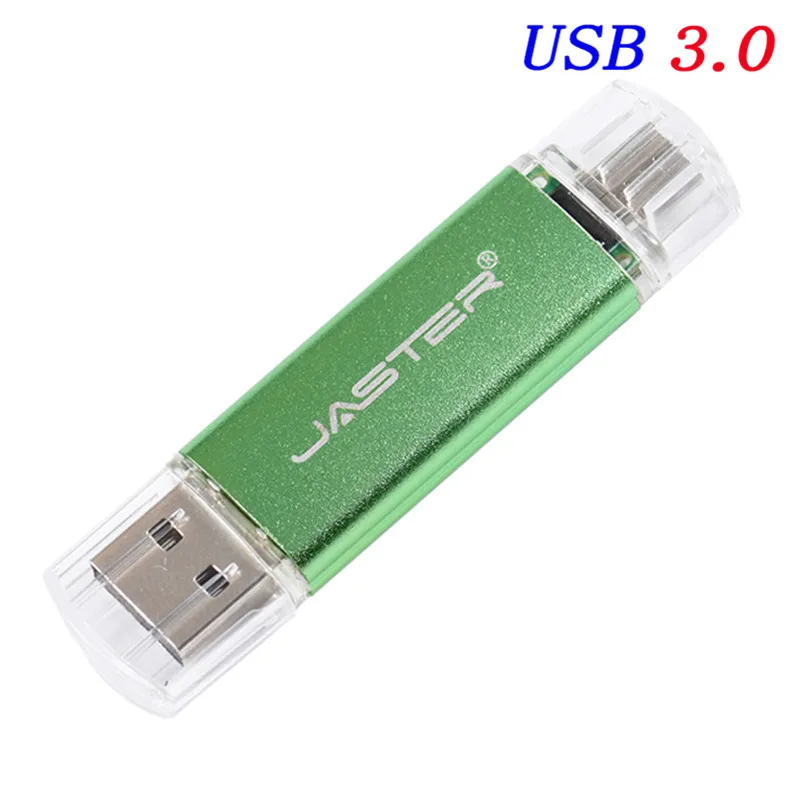 JASTER USB 3,0 высокоскоростной Moweek USB флеш-накопитель cle stick 64G otg флеш-накопитель смартфон флешка - Цвет: Green