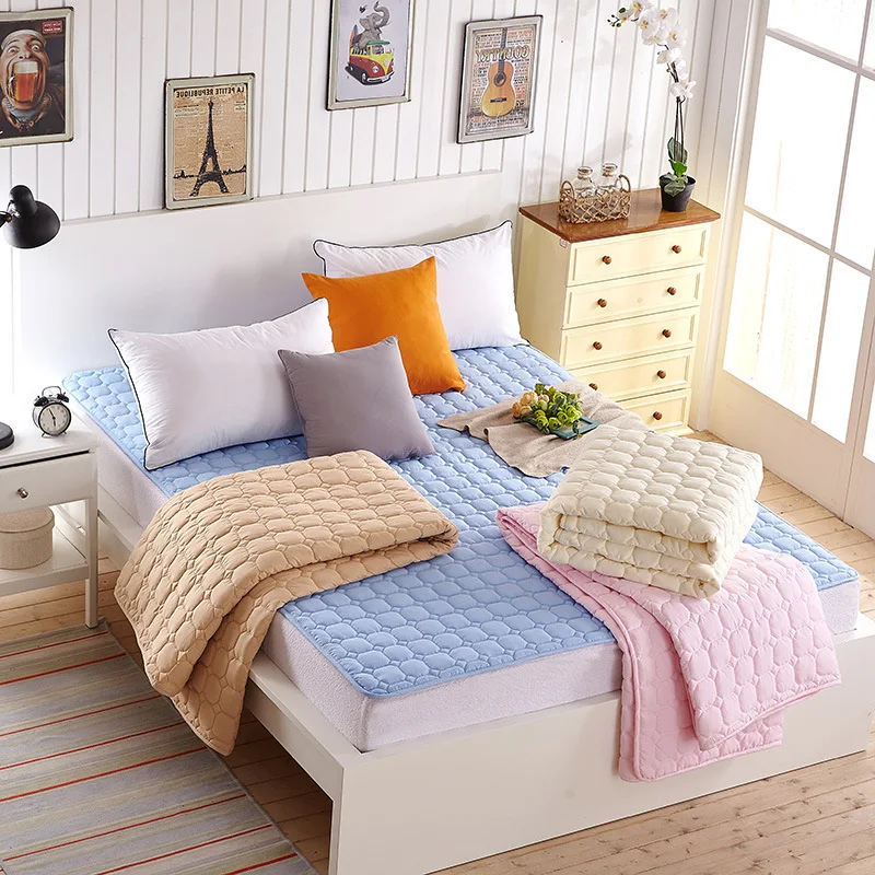 Thick Warm Foldable Single Or Double Student Dormitory Mattress Fashion NEW Topper Quilted Bed Thick Warm Foldable Single Or Double Student Dormitory Mattress Fashion NEW Topper Quilted Bed