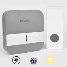 CTVMAN Doorbell Wifi Home Wireless Door Bell Support 110~230V Wireless Doorbell 300m Waterproof Push Button EU/US/UK plug