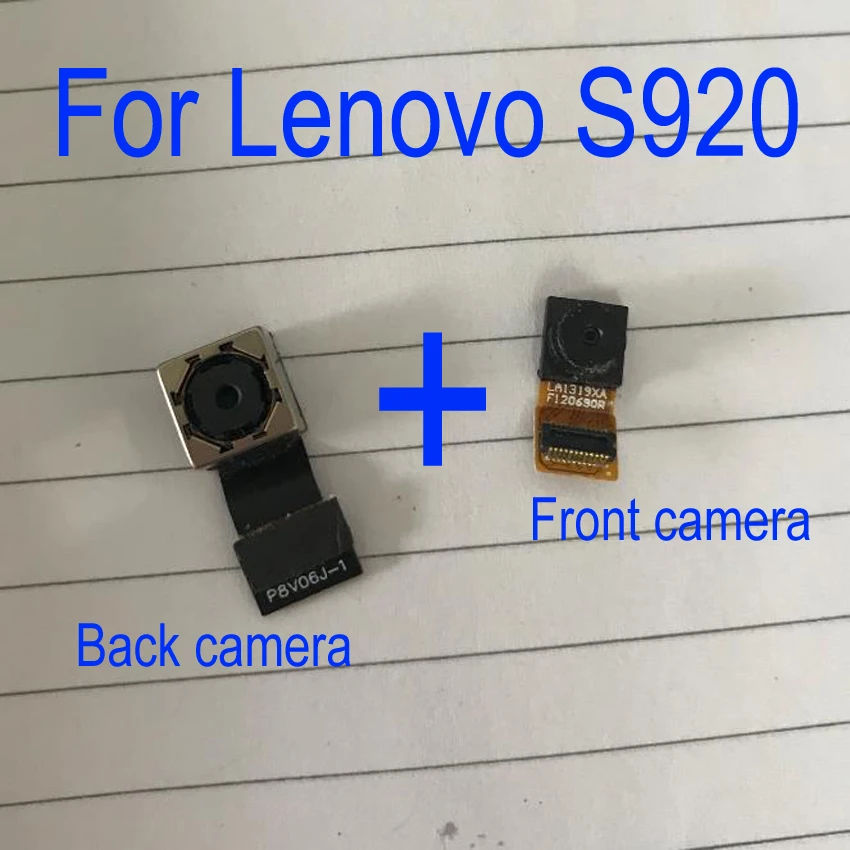 

Original Quality Tested Working Main Rear Back Camera For Lenovo S920 Big Front small camera phone parts