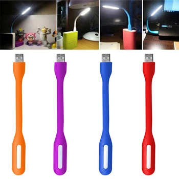 

Portable Mini Smart Home USB LED Light Reading Lamp Computer Lamp for Notebook PC Laptop Night Reading Multicolor