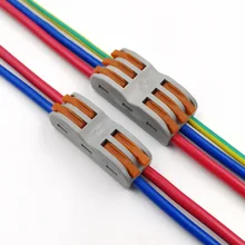 Без сварки Многофункциональный быстрый соединитель провода кабель Соединительный разъем блок пресс Универсальный компактный провод клеммы