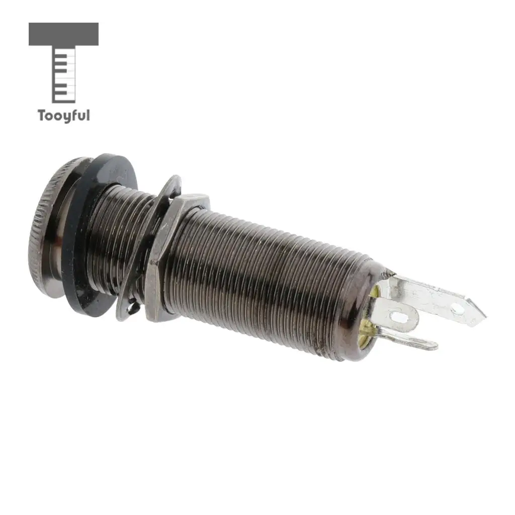 1/4'' 6.35mm Electric Guitar Bass Input Output Jack Socket Plug Connector for Guitar Replacement Parts