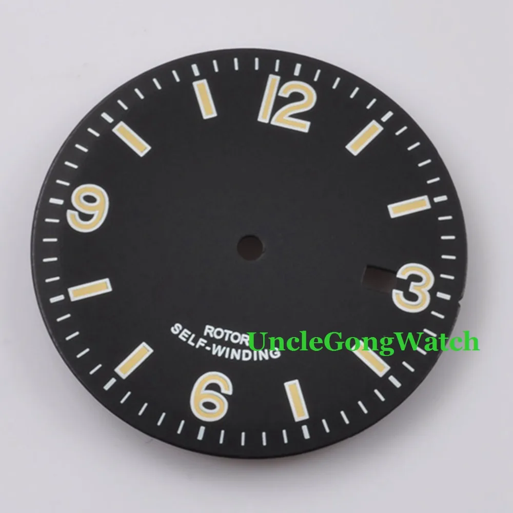 Buy Watch Parts, 33.45mm Black Sterile Watch Dial