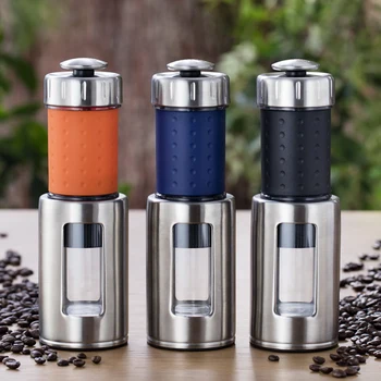 

Portable Hand pressure Coffee machine Household outdoor Filter pressure coffee pot Italy concentrate