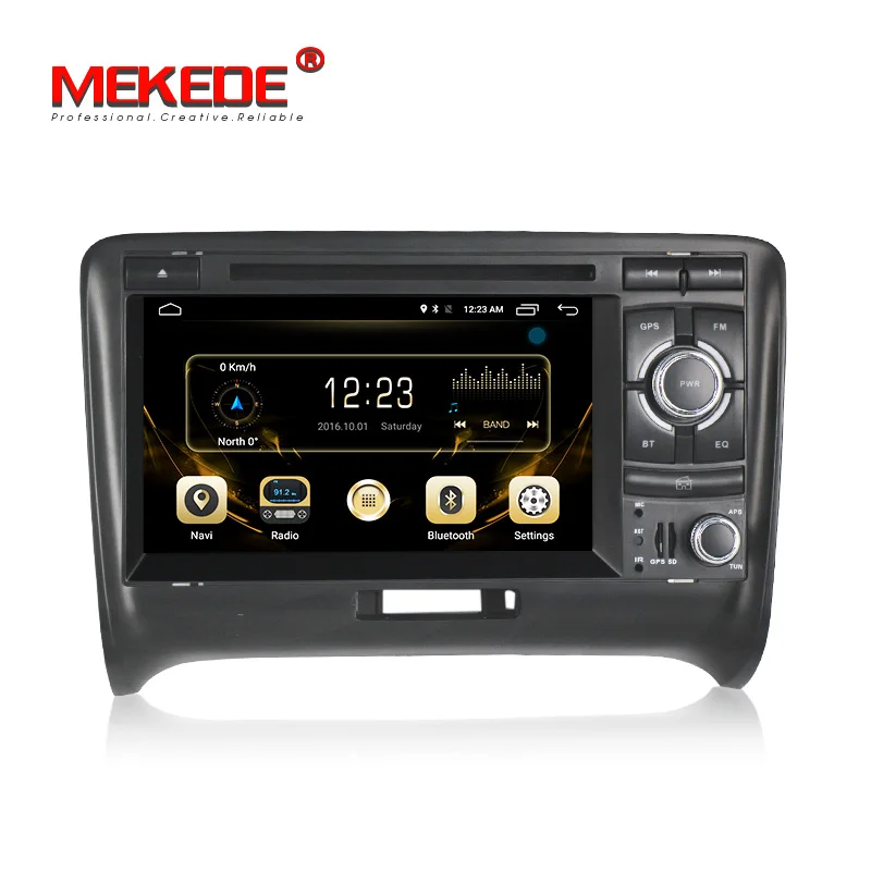

MEKEDE 4G LTE Android 7.1 Quad core Car radio stereo GPS player for audi TT 2006-2012 with wifi BT DVD player free shipping