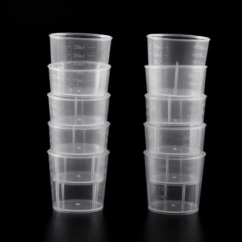 

10pcs / set Clear Disposable Plastic Tea Cup Coffee Cups with Lids 450ml for Iced Coffee Bubble Boba Smoothie