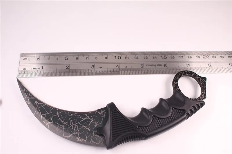 CS холодной csgo Karambit нож Тактический охотничий нож Открытый Отдых карман стали фиксированным лезвием Ножи Выживание спасения EDC инструменты