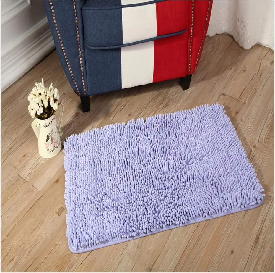 

Super fiber chenille carpet mats into the door mat bathroom kitchen mats can be customized