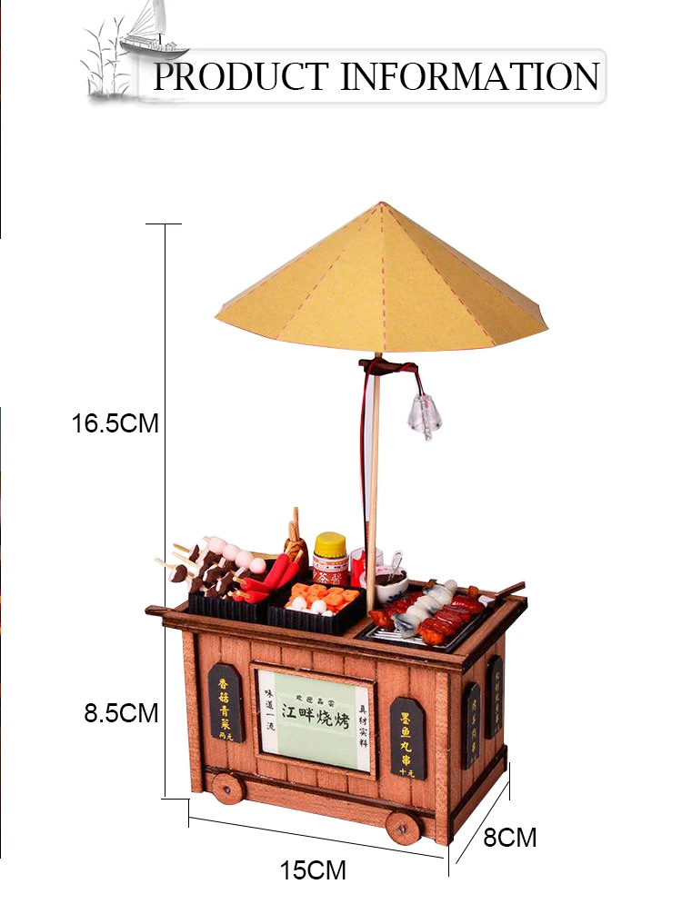 Sala de Móveis Casa de Bonecas em Miniatura Brinquedos para as Crianças Cutebee Casa Faça Você Mesmo Popular Chinesa Arquitetura 15 ArquiteturaCasa DIYMiniaturas