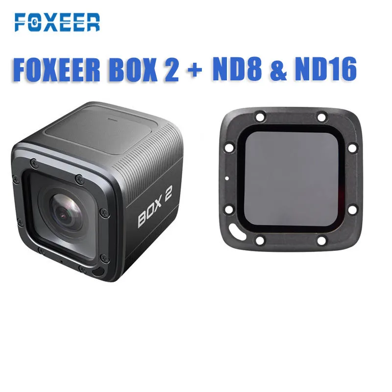 Foxeer Box 2 4K 30Fps HD 155 градусов/ND8 ND16 фильтр FOVD FPV Экшн-камера Поддержка приложения Micro HDMI порт RC модели запчасти