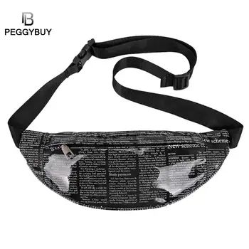 

Women Newspaper Pocket Crossbody Summer Letters Bag Waist Pack Chest Bag Women Fashion Letter Chest Bag New Arrival dropshipping