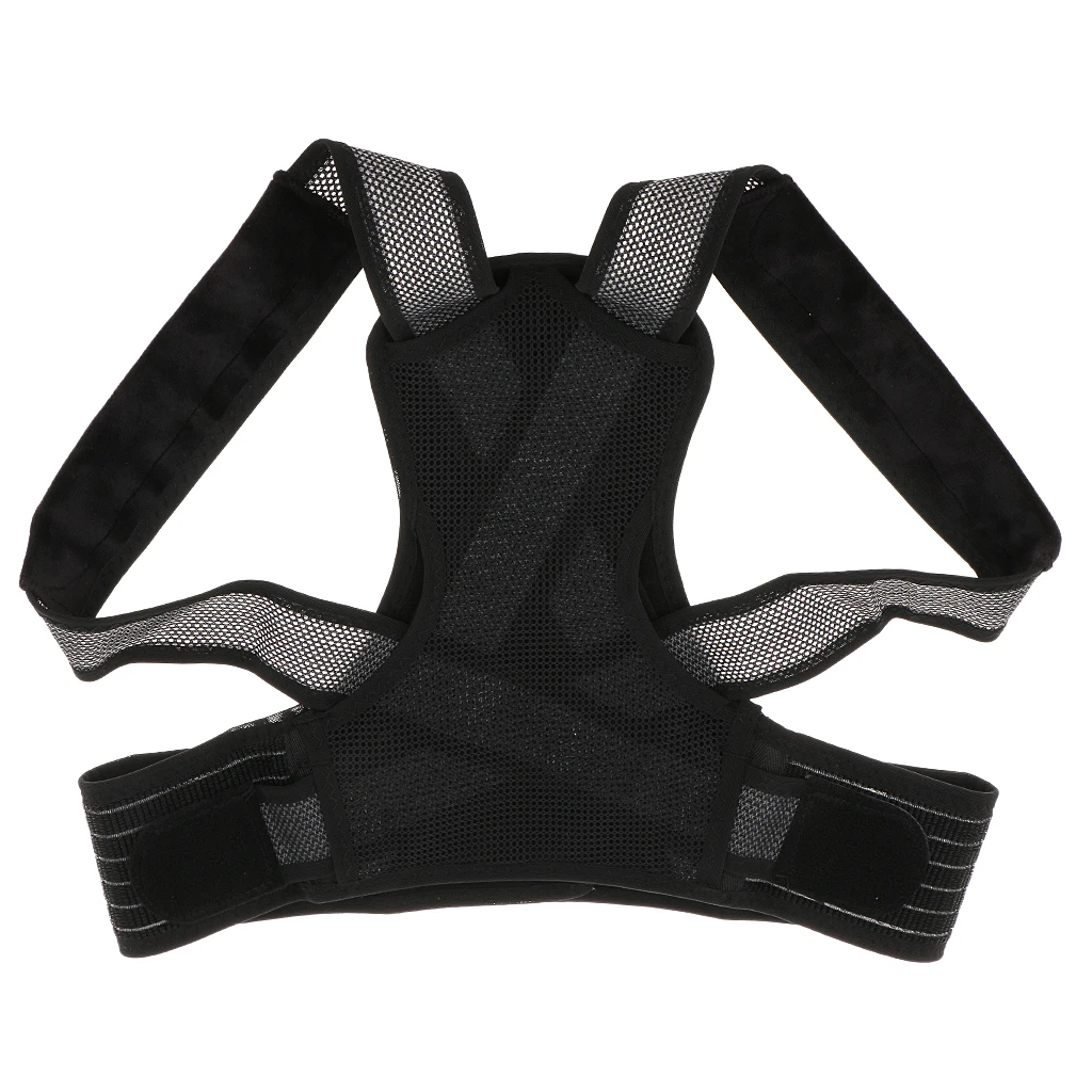 

Posture Corrector Computer Slouch Solution Pain Relief Support Brace Back Straighten Upper Belt Kyphosis Thoracic Therapy