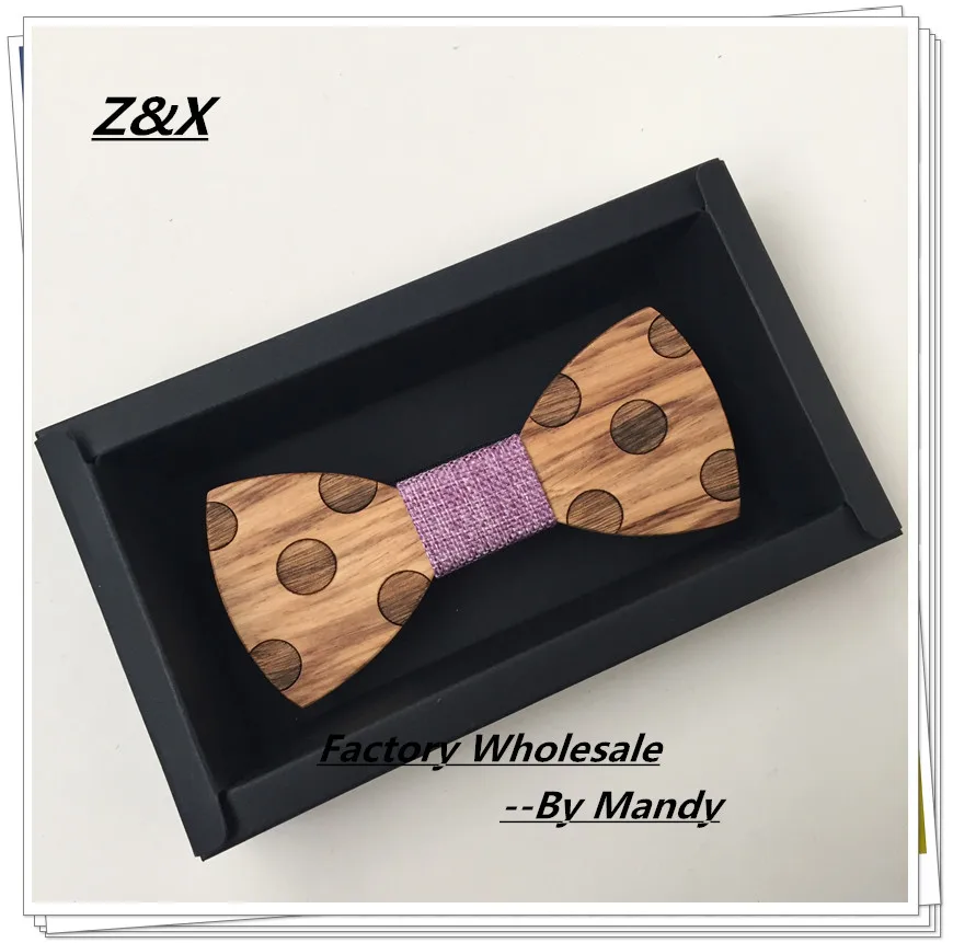 

2015 Hot Sale European Fashion Personality Good Wood Bow Tie For Mens Tie Butterfly Neck Tie