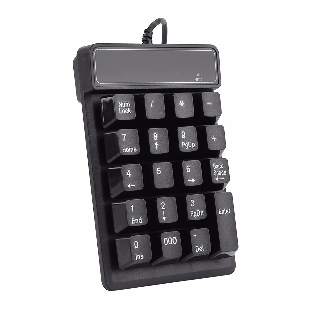 

Mini Keyboard USB Wired Numeric Keypad Waterproof Numpad 19 keys Digital Keyboard for PC Laptop Notebook Desktop Computer
