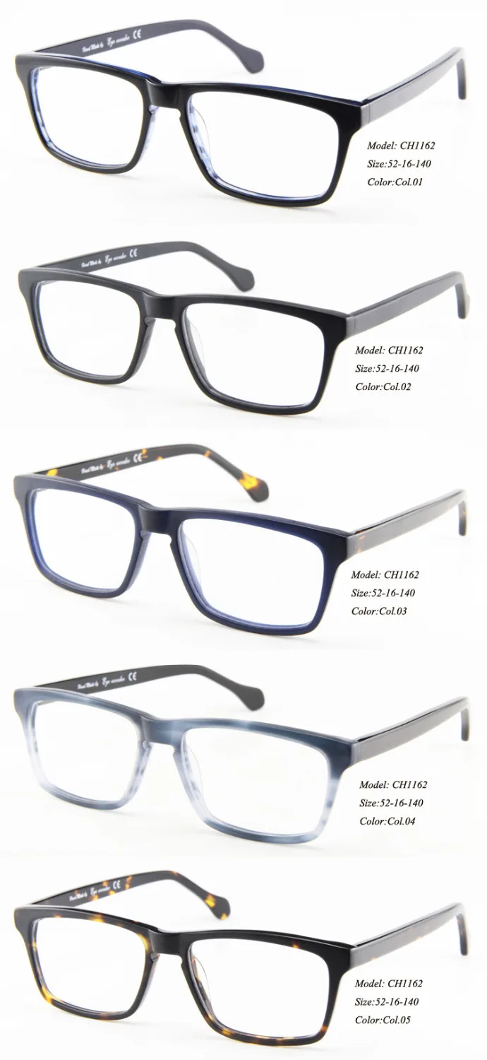 Acetat made De Rahmen Gläser Männer Sol Wonder Klassische Bril Hand Gafas Optische Augen wxRnqgXpCW