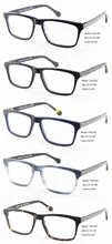 Ojos wonder hombres clásico hecho a mano acetato marco marcos de los vidrios ópticos Gafas de sol Bril