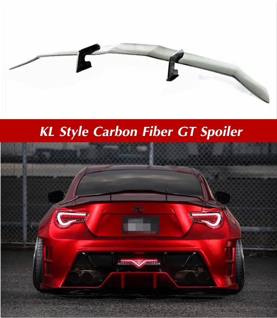 GT86 FT86 BRZ GTR R35 задний спойлер/Swanneck/KL II стиль спойлер из углеродного волокна GT Крыло