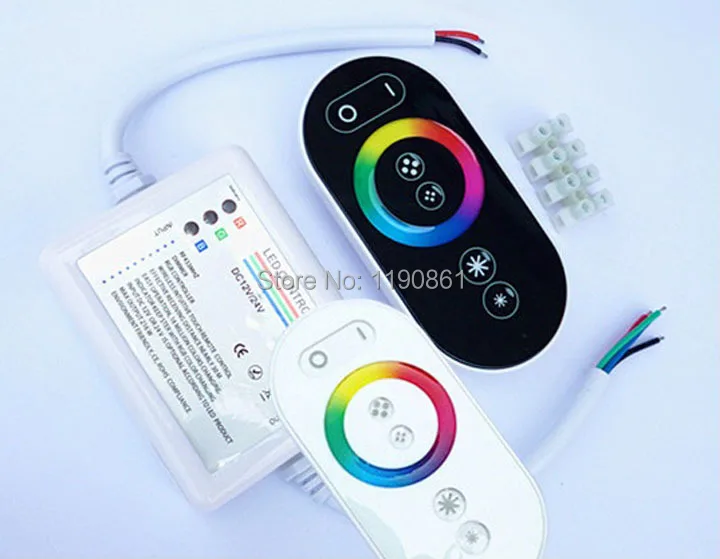 

Magic dream color rgb rf led touch controller RGB LED strip controller 12V 24V