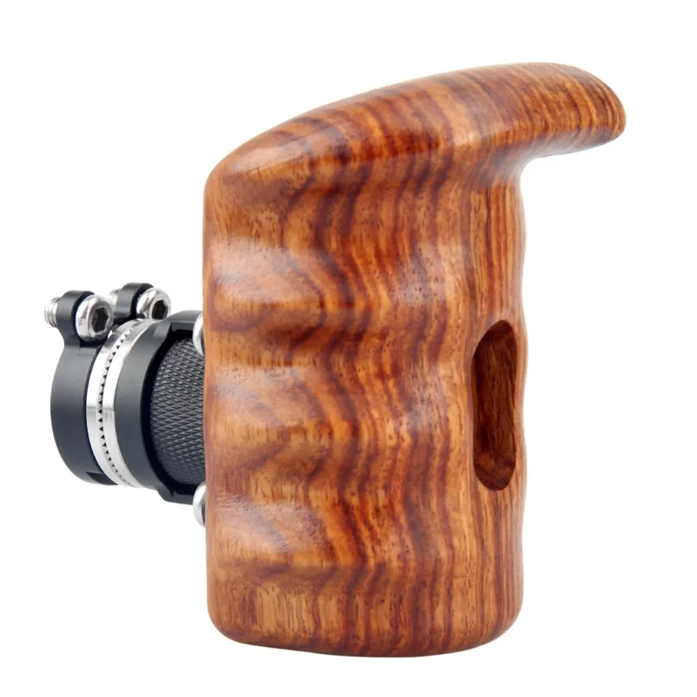 NICEYRIG быстросъемный держатель Клетка для камеры с деревянной ручкой розетка 1/" винт DSLR Камера Наплечная установка Фотографическая левая рука