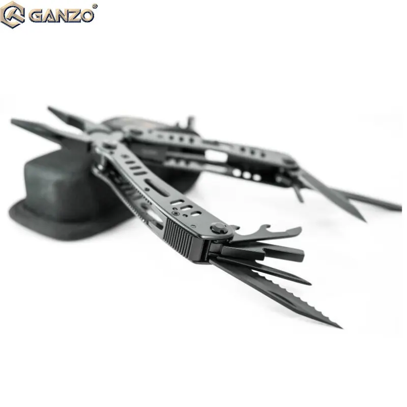 

10pcs/lot Ganzo G103 Pocket EDC Camping Tools w/ Nylon pouch folding multifunctional knife plier