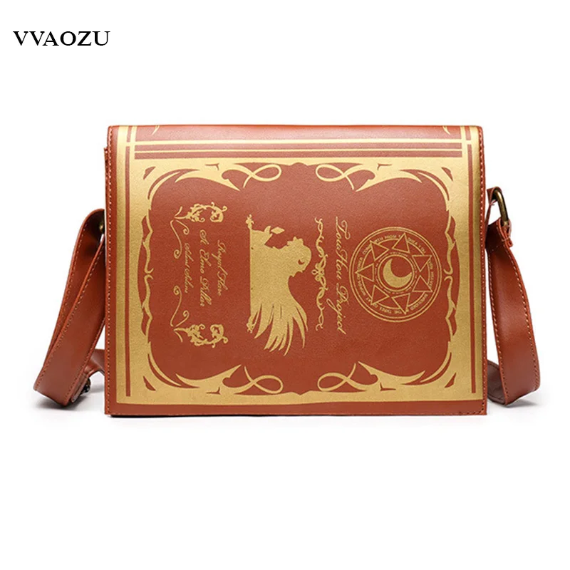 

Anime Touhou Project Cosplay Girl Messenger Bag Shoulder Handbag Magic Dictionary Book Style Retro Vintage Lolita Crossbody Bags