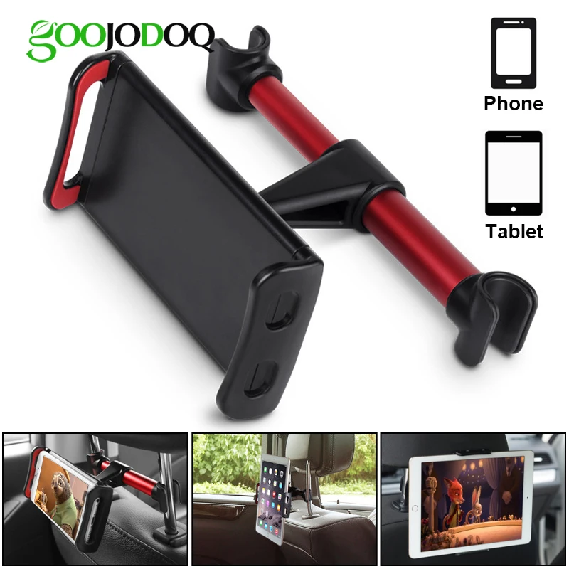 

4-11" Car Back Seat Phone holder Tablet Stand Car Headrest Mount for iPad 2018 Air 2 / iPad 2 3 4 / Pro 10.5 for Xiaomi Mi Pad 4