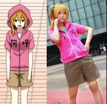 Actores Mekakucity Kagerou Proyecto Anime Cosplay MOMO Traje Ropa Diaria Completa Set coat + shirt + pants