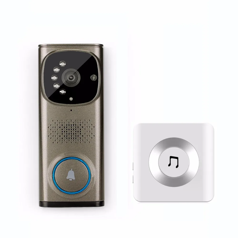 

Smart Home HD Video Doorbell Camera Wifi Two-Way Talk Wireless Door Phone Real-Time Video Speaker Intercom System F1407D