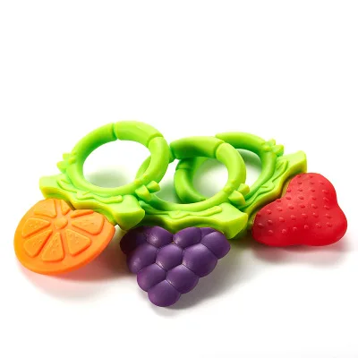 

4PCS Cute Colorful Rainbow Rings Baby Teether Toy Crib Bed Stroller Hanging Rattles Toy Decoration Educational Gift Doll