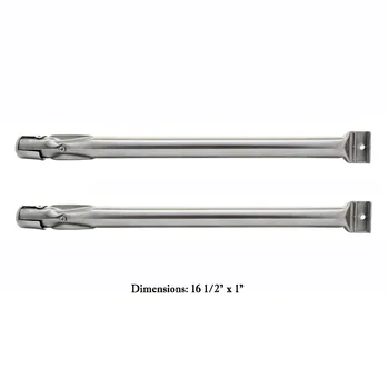 

Hisencn Stainless Steel 2 PCS Grill Burners Replacement for Gas Grill Model Kitchen Aid 720-0819, Kitchen Aid 720-0819,720-0787D