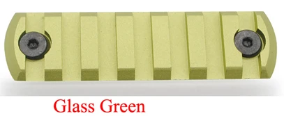 TriRock 7 цветов 7 слотов/3 ''дюйма Длина Keymod Пикатинни Вивер железнодорожные секции черный/красный/синий/серый/фиолетовый/трава зеленый/оливковый зеленый