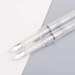 Роскошные прозрачные перьевая ручка Extra Fine EF F Перо канцелярские принадлежности для каллиграфии бизнес студент подарки