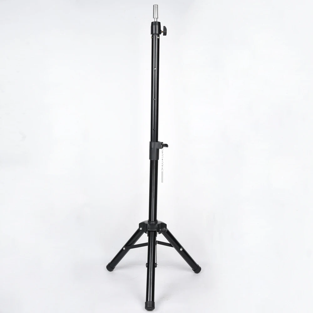 

125CM Strong Mannequin Head Tripod Stand Holder Hair For Hairdresser Styling Adjustable Training Head Stand Stainless Steel