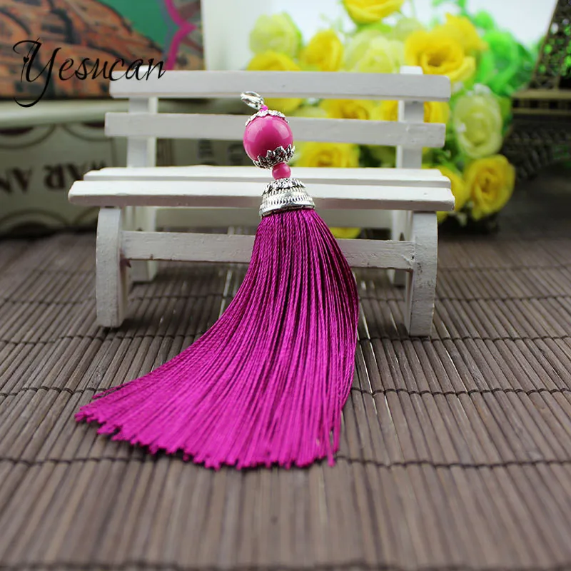 Yesucan 10PCS Tassel With Lobster Clasps Keychain Cellphone Straps Jewelry Charms DIY Accessories For Earrings Necklace Pendants Yesucan 10PCS Tassel With Lobster Clasps Keychain Cellphone Straps Jewelry Charms DIY Accessories For Earrings Necklace Pendants