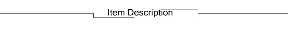 item description