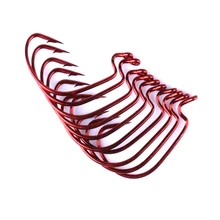 50 шт./Партия набор Кривошип Крючки из углеродистой стали 1#2#1/0#2/0#3/0# Мягкая приманка для рыбы крючок рыболовные крючки с ящиком для хранения рыболовные снасти