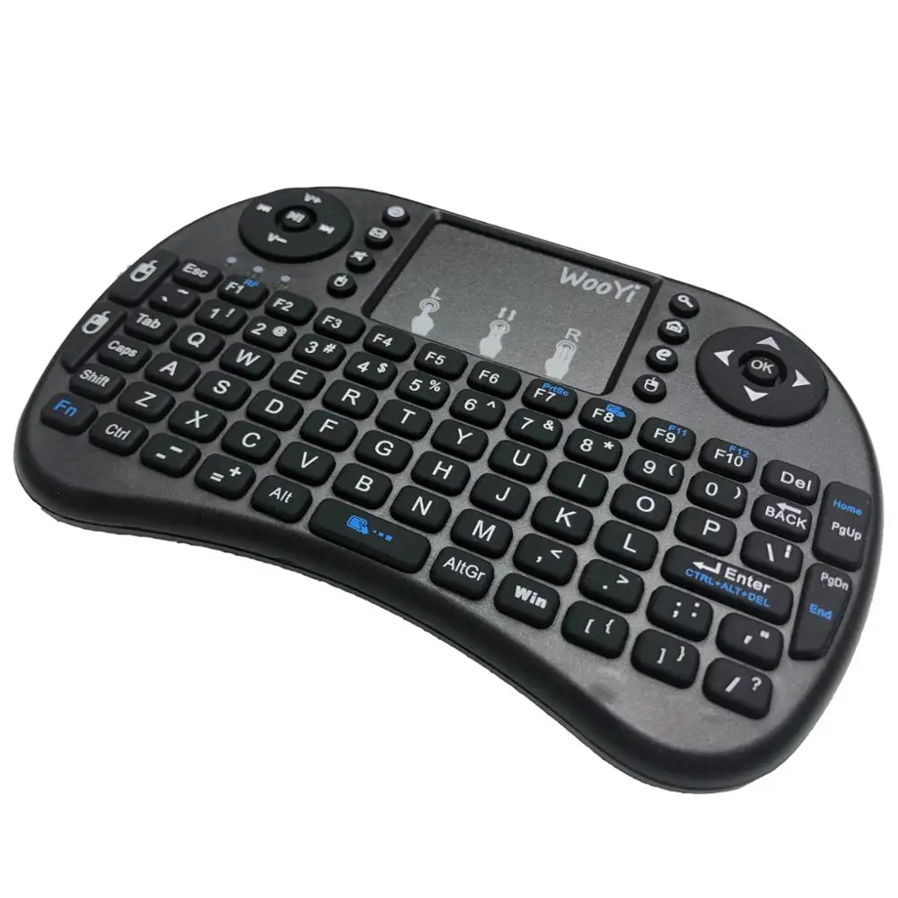 Беспроводная мини клавиатура WooYi i8 2 4 ГГц английская иврит сенсорная QWERTY для
