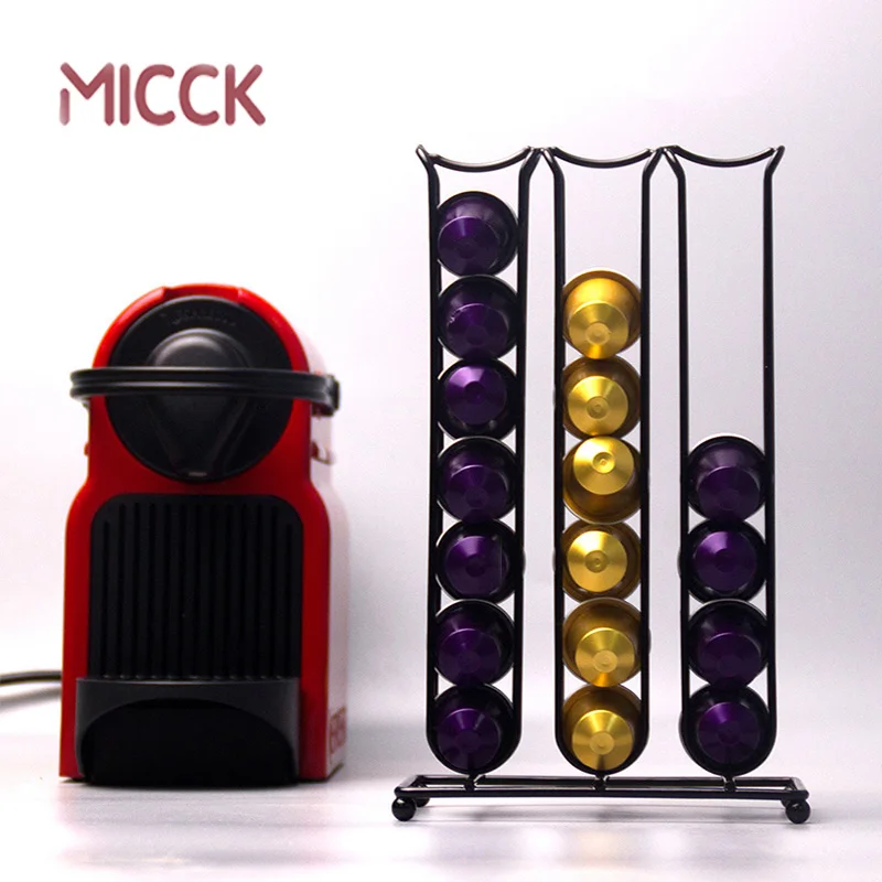 Prix MICCK Nespresso porte capsules support de dosette de café 42 PC Capsule café présentoir Rack stockage Capsule organisateur