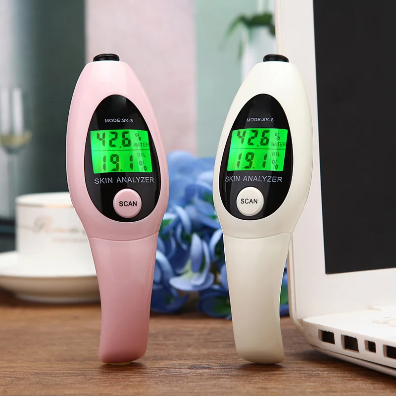 

High Precision Skin Analyzer Digital LCD Display Facial Body Skin Moisture Oil Tester Device Meter Analysis Face Care Tool